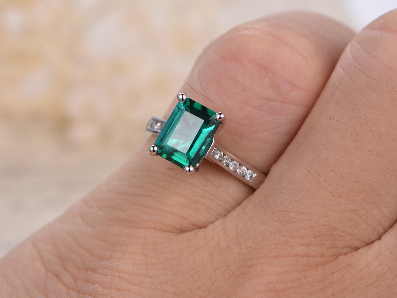 6x8mm-emerald-cut-emerald-engagement-ring-14k-white-gold-may-birthstone-ring-diamond-chanel-set