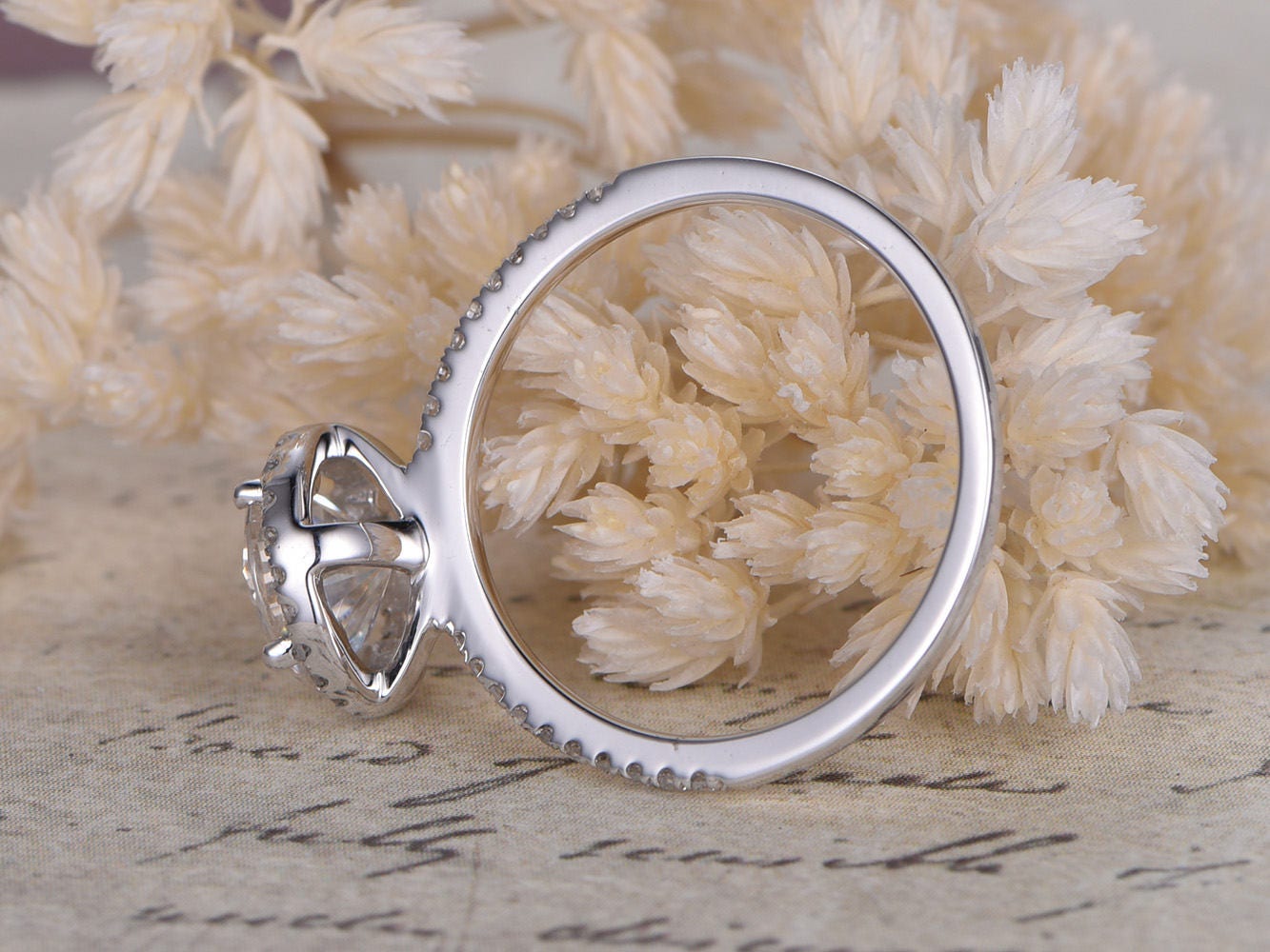 7mm-round-cut-moissanite-engagement-ring-14k-white-gold-diamond-halo-half-eternity-thin-band