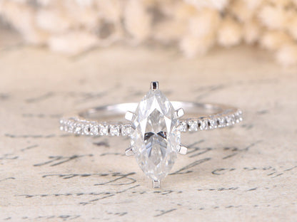 5x10mm-marquise-cut-moissanite-engagement-ring-solid-14k-white-gold-diamond-half-eternity-solitaire-design