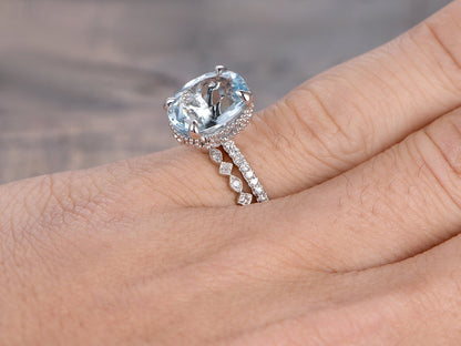 9x11mm-oval-cut-aquamarine-engagement-ring-set-2pcs-14k-white-gold-diamond-half-eternity-band-full-eternity-art-deco-matching-band