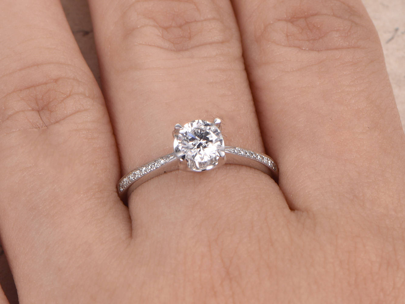 5mm-round-cut-moissanite-engagement-ring-14k-white-gold-half-eternity-diamond-band-solitaire