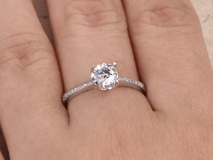 5mm-round-cut-moissanite-engagement-ring-14k-white-gold-half-eternity-diamond-band-solitaire