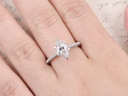 5x10mm-marquise-cut-moissanite-engagement-ring-solid-14k-white-gold-diamond-half-eternity-solitaire-design