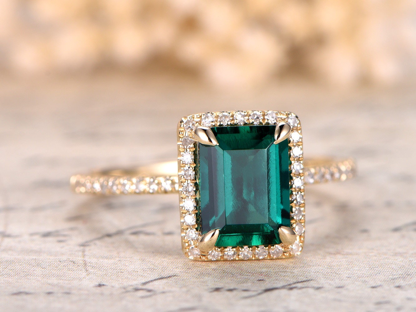 6x8mm-emerald-cut-emerald-engagement-ring-14k-yellow-gold-may-birthstone-diamond-halo-half-eternity