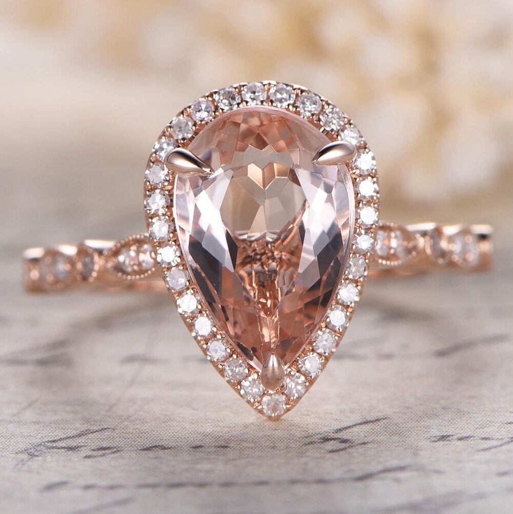 8x12mm-pear-cut-morganite-engagement-ring-rose-gold-morganite-ring-tear-drop-ring-art-deco-marquise-band-bridal-ring-for-her