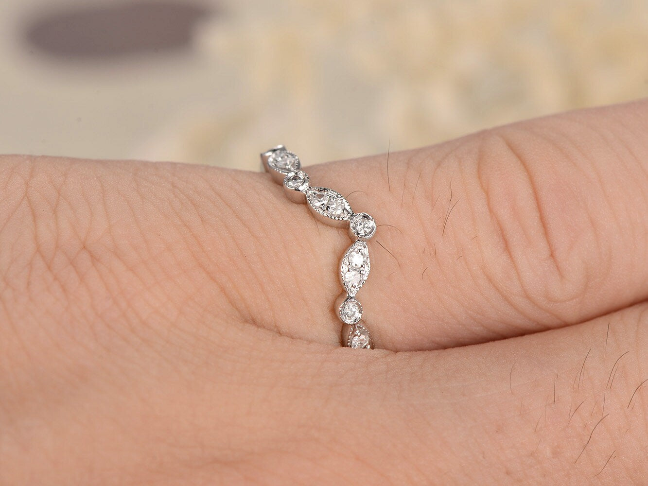 curved-diamond-wedding-band-14k-white-gold-half-eternity-art-deco-v-shaped-band