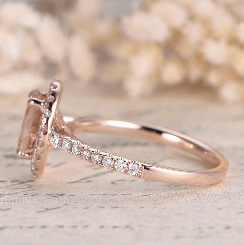 6x8mm-oval-cut-morganite-engagement-ring-vintage-14k-rose-gold-diamond-halo-half-eternity