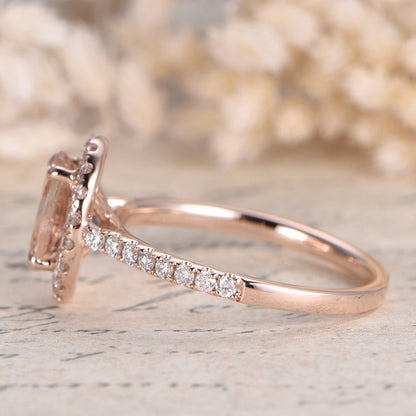 6x8mm-oval-cut-morganite-engagement-ring-vintage-14k-rose-gold-diamond-halo-half-eternity