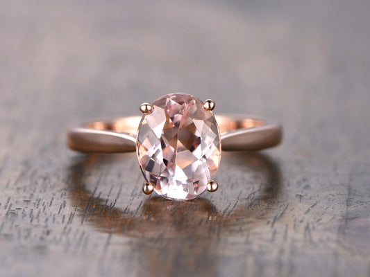 7x9mm-oval-cut-morganite-engagement-ring-14k-rose-gold-solitaire-plain-band