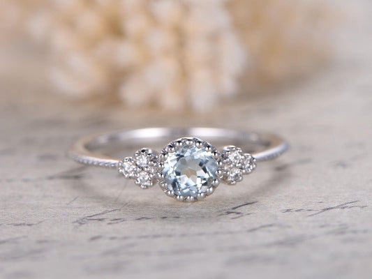 5mm-round-cut-aquamarine-engagement-ring-14k-white-gold-diamond-accent-plain-band