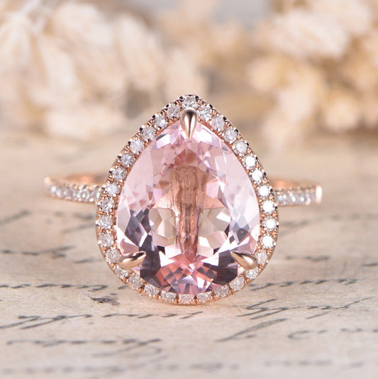 10x12mm-pear-cut-morganite-engagement-ring-14k-rose-gold-pave-half-eternity-diamond-halo-design