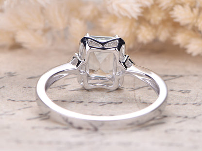 5x7mm-emerald-cut-aquamarine-engagement-ring-14k-white-gold-three-stone-plain-band