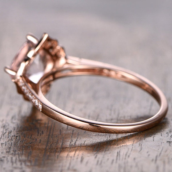 8mm-cushion-cut-morganite-engagement-ring-14k-rose-gold-diamond-floral-halo-diamond-half-eternity