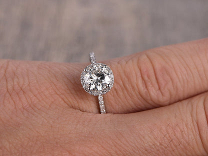 6.5mm-round-cut-moissanite-engagement-ring-14k-white-gold-halo-diamond-band-design-half-eternity-band