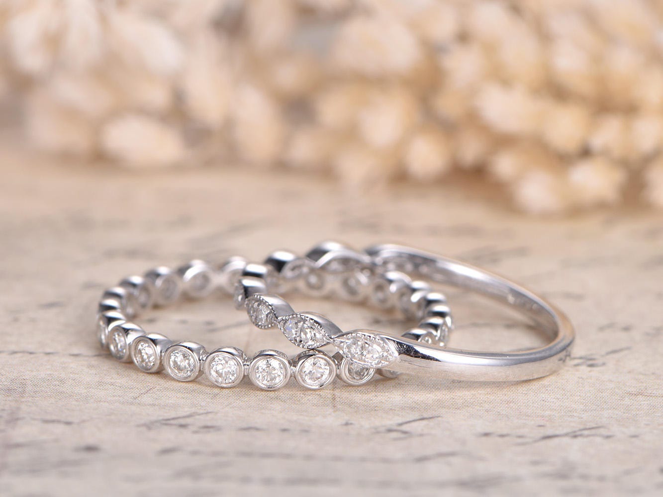 2pcs-diamond-wedding-band-14k-white-gold-art-deco-design