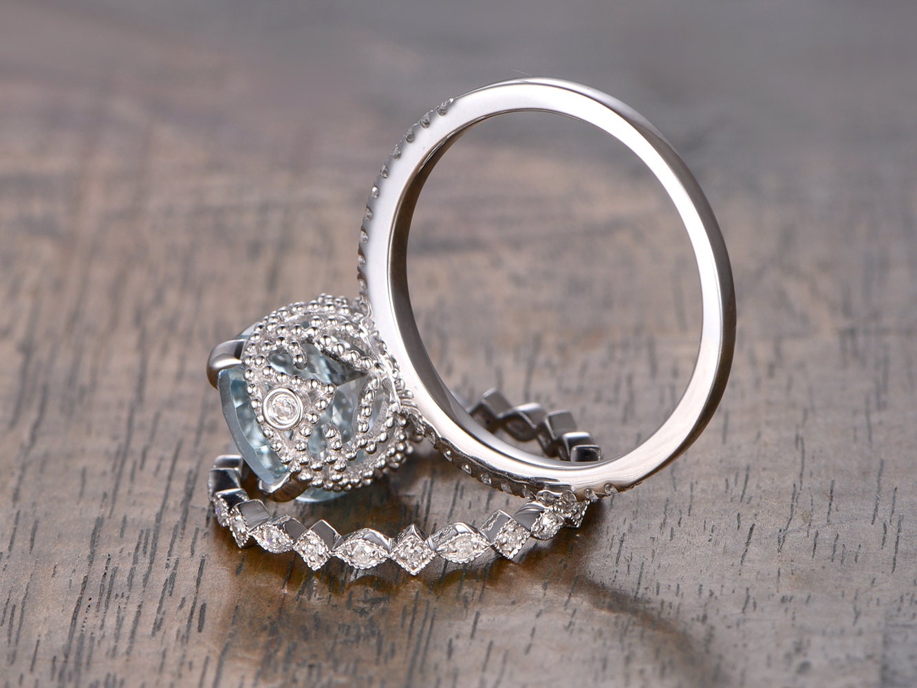 9x11mm-oval-cut-aquamarine-engagement-ring-set-2pcs-14k-white-gold-diamond-half-eternity-band-full-eternity-art-deco-matching-band