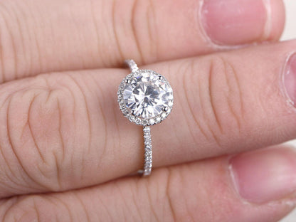 7mm-round-cut-moissanite-engagement-ring-14k-white-gold-diamond-halo-half-eternity-thin-band