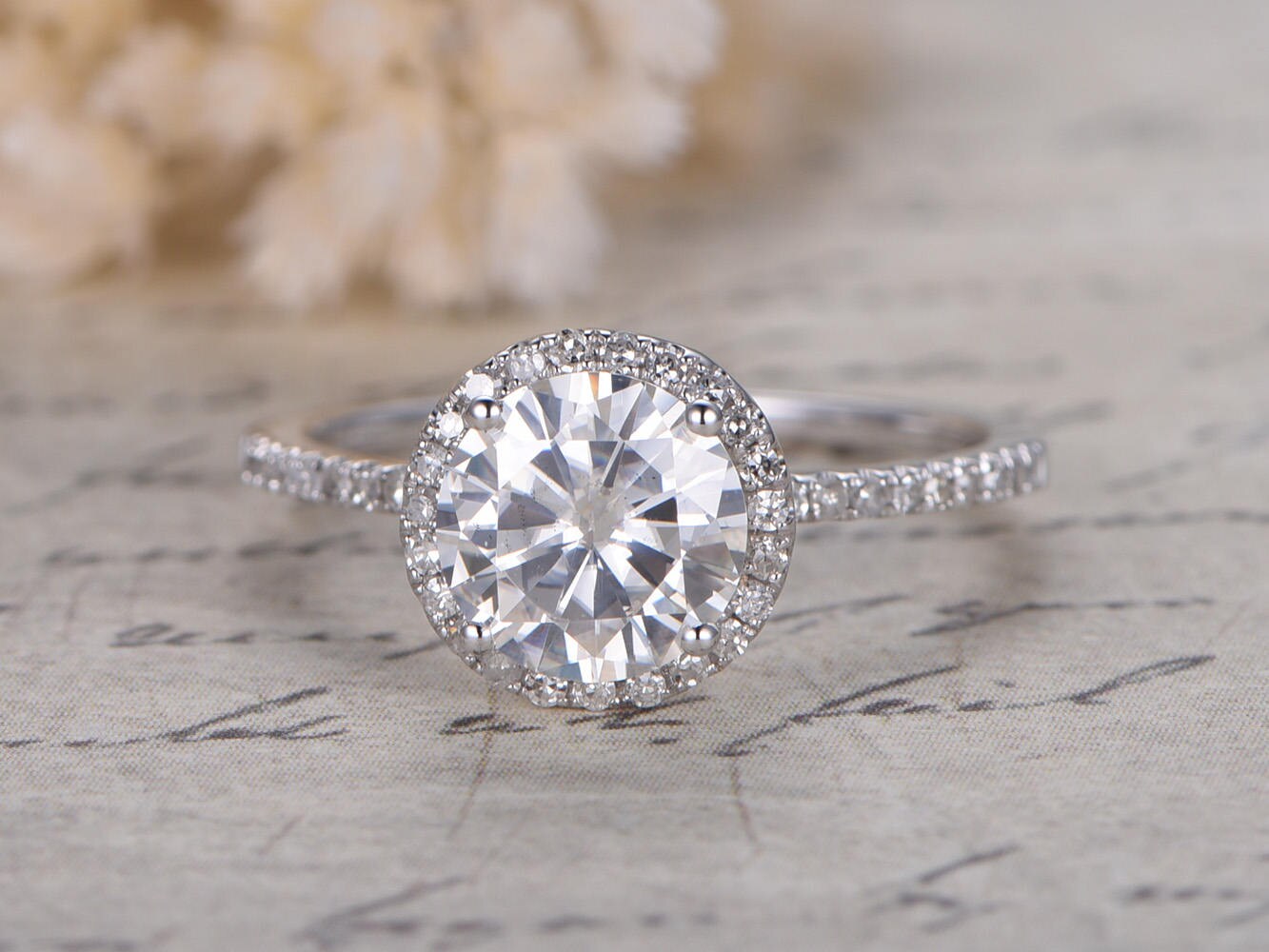 7mm-round-cut-moissanite-engagement-ring-14k-white-gold-diamond-halo-half-eternity-thin-band