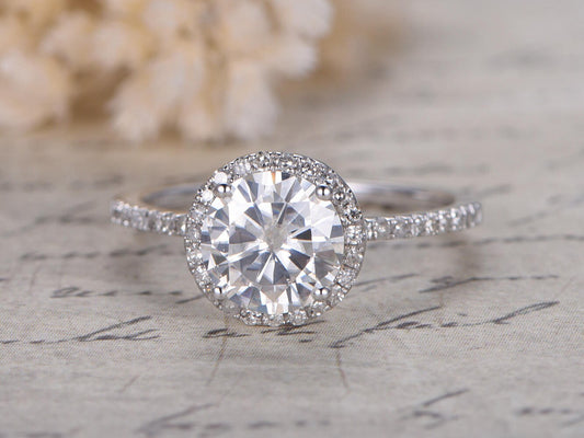 7mm-round-cut-moissanite-engagement-ring-14k-white-gold-diamond-halo-half-eternity-thin-band