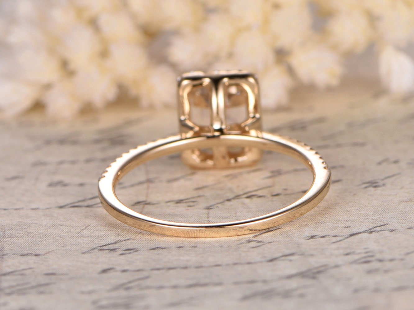 6x8mm-emerald-cut-moissanite-engagement-ring-14k-yellow-gold-diamond-halo-ring-ball-prong-set