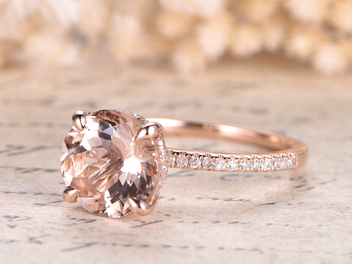 9mm-round-cut-morganite-engagement-ring-solid-14k-rose-gold-pave-diamond-band-solitaire-design