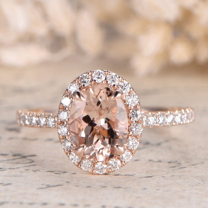 6x8mm-oval-cut-morganite-engagement-ring-vintage-14k-rose-gold-diamond-halo-half-eternity