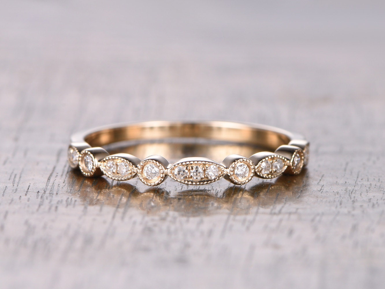 diamond-wedding-band-14k-yellow-gold-art-deco-half-eternity-3-stones