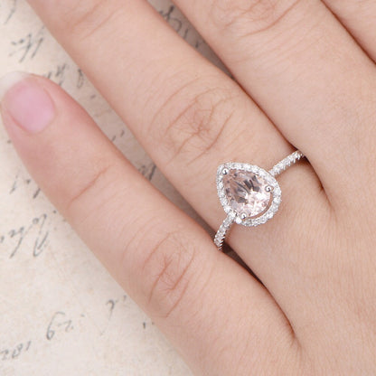 5x7mm-pear-cut-morganite-engagement-ring-14k-white-gold-diamond-halo-half-eternity