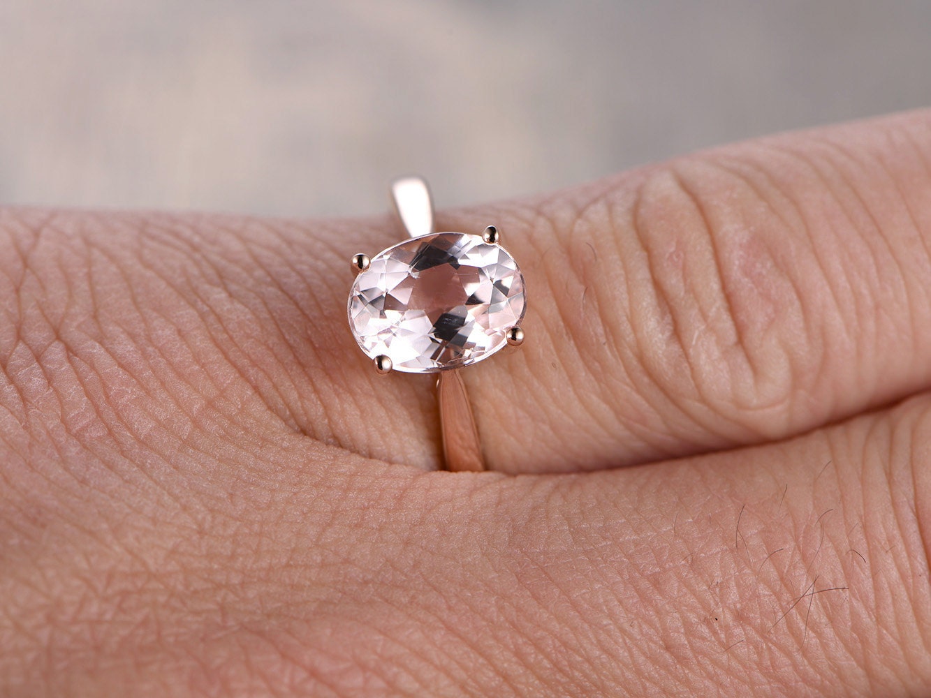 7x9mm-oval-cut-morganite-engagement-ring-14k-rose-gold-solitaire-plain-band