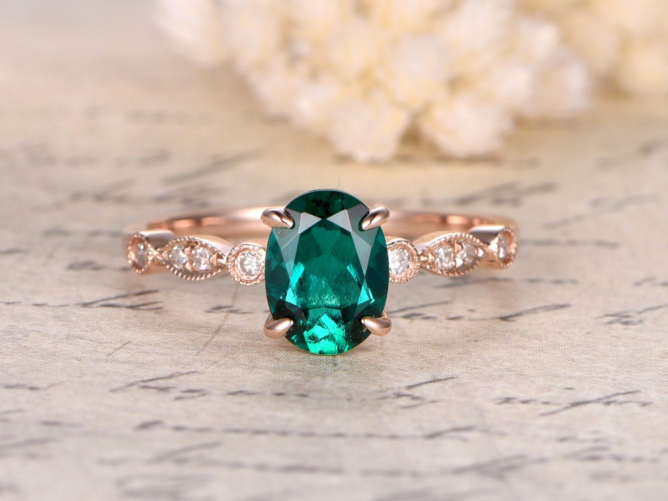 6x8mm-oval-cut-emerald-engagement-ring-14k-rose-gold-solitaire-diamond-art-deco-design