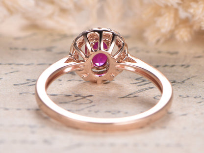 4x6mm-oval-cut-ruby-engagement-ring-14k-rose-gold-plain-band-diamond-halo
