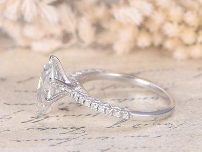 5x10mm-marquise-cut-moissanite-engagement-ring-solid-14k-white-gold-diamond-half-eternity-solitaire-design