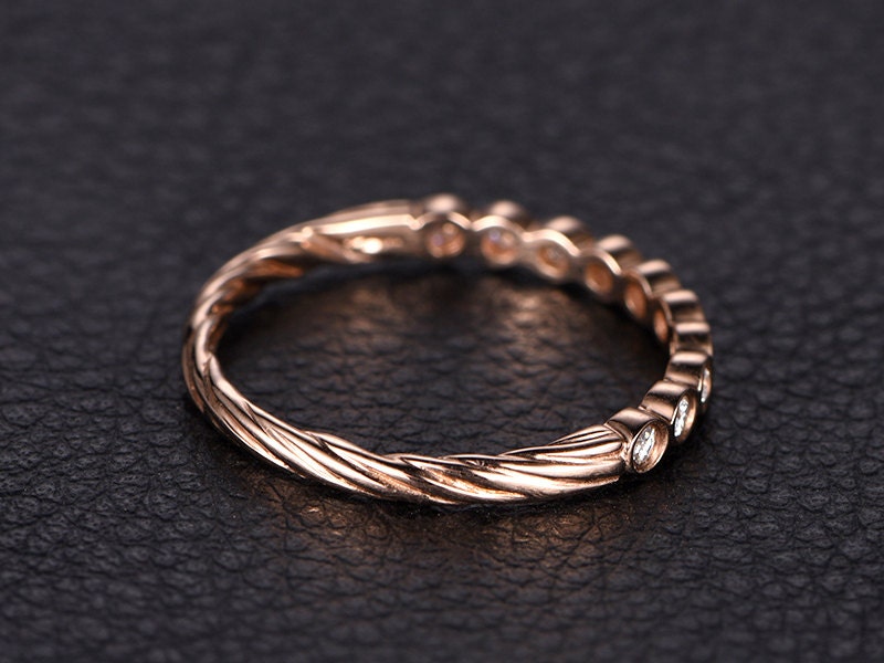 natural-conflict-free-diamonds-wedding-band-14k-rose-gold-half-eternity-twist-design