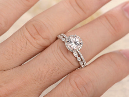 6.5mm-round-cut-morganite-engagement-ring-set-2pcs-14k-white-gold-bridal-diamond-halo-art-deco-matching-band