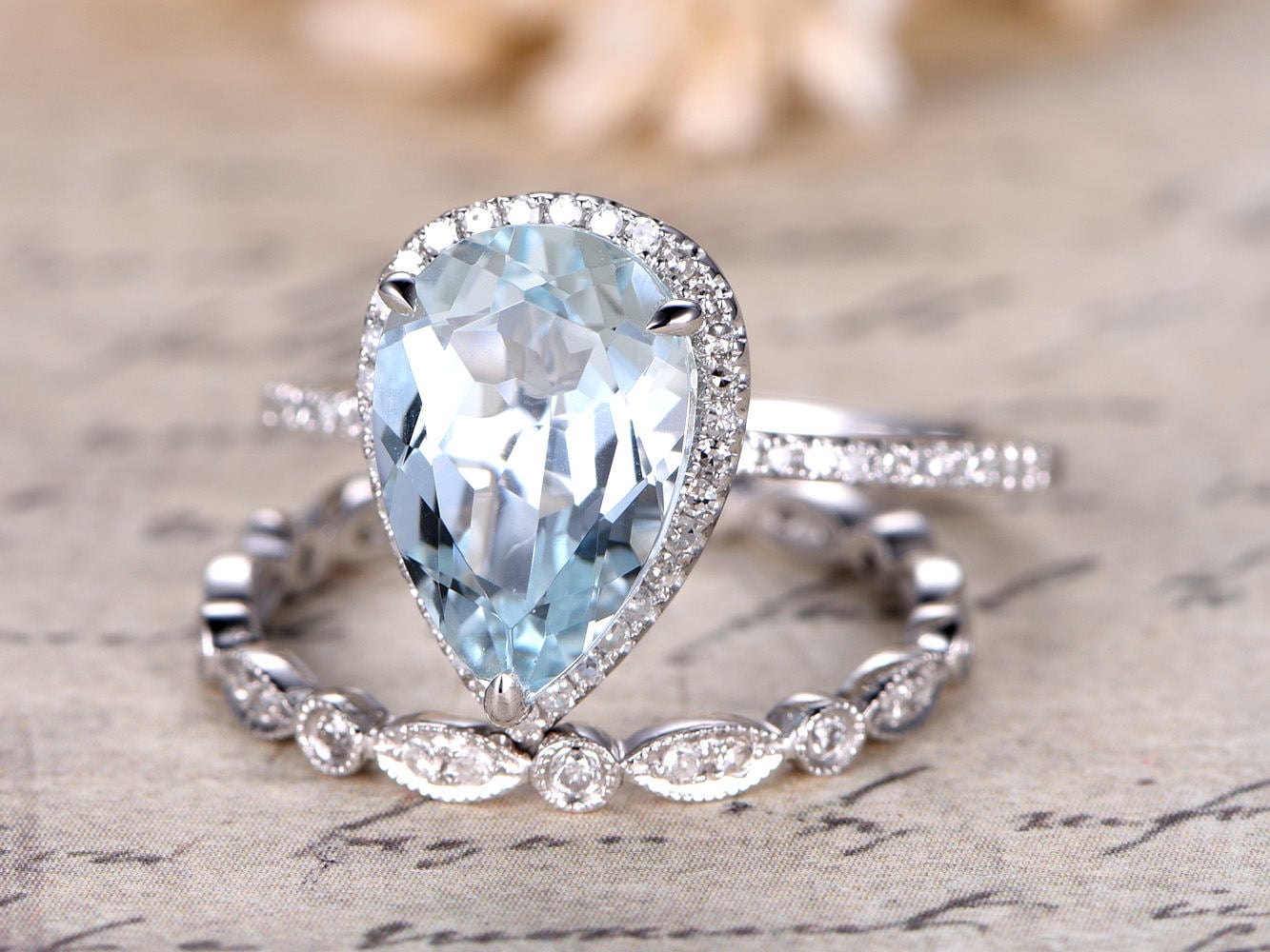 8x12mm-pear-cut-aquamarine-engagement-ring-set-2pcs-14k-white-gold-diamond-halo-art-deco-matching-band-full-eternity