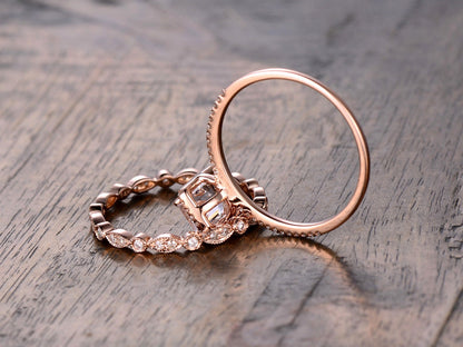 6x8mm-emerald-cut-morganite-engagement-ring-set-morganite-ring-set-and-art-deco-band-full-eternity-14k-rose-gold-bridal-rings