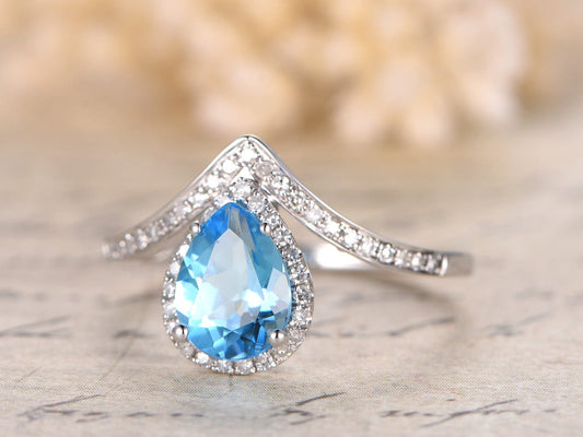 5x7mm-pear-cut-topaz-engagement-ring-solid-14k-white-gold-diamond-curved-v-design