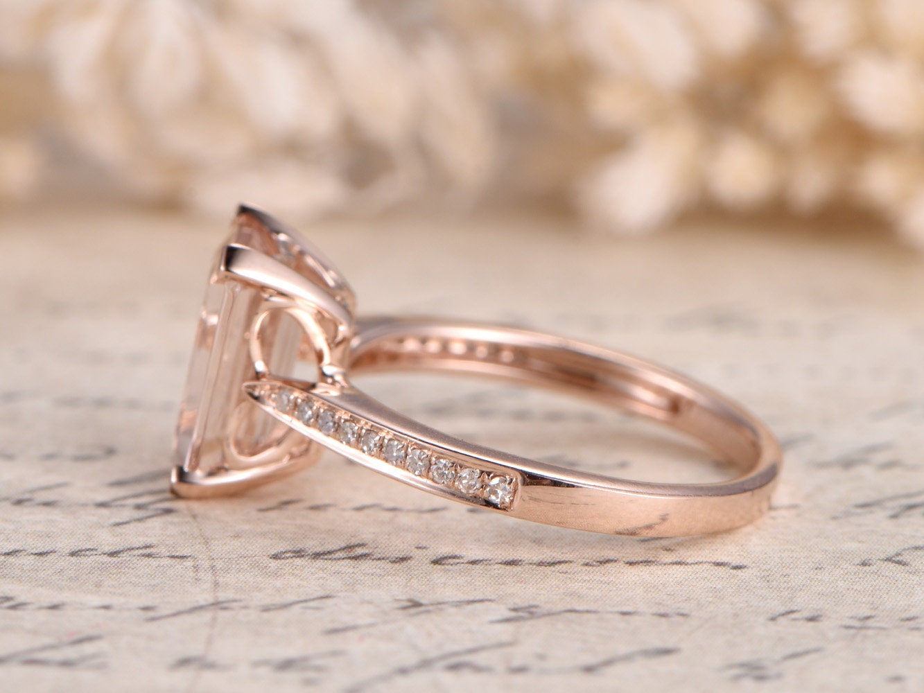 7x9mm-emerald-cut-morganite-engagement-ring-14k-rose-gold-diamond-pave-setting-half-eternity