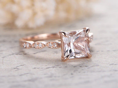 7mm-princess-cut-morganite-engagement-ring-14k-rose-gold-diamond-art-deco-solitaire