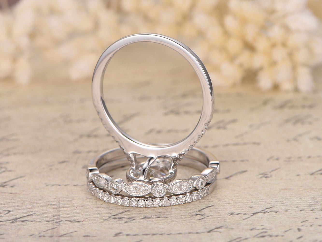 5x7mm-pear-cut-moissanite-engagement-ring-set-3pcs-14k-white-gold-diamond-side-stone-ring-two-matching-band