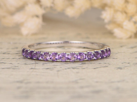 amethyst-wedding-band-14k-white-gold-simple-pave-band-design-half-eternity
