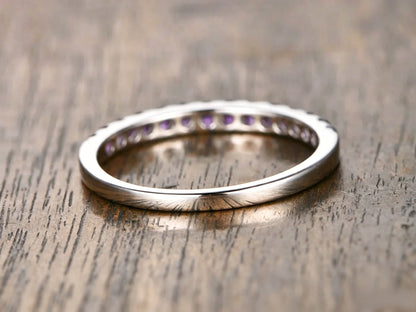 amethyst-wedding-band-14k-white-gold-simple-pave-band-design-half-eternity