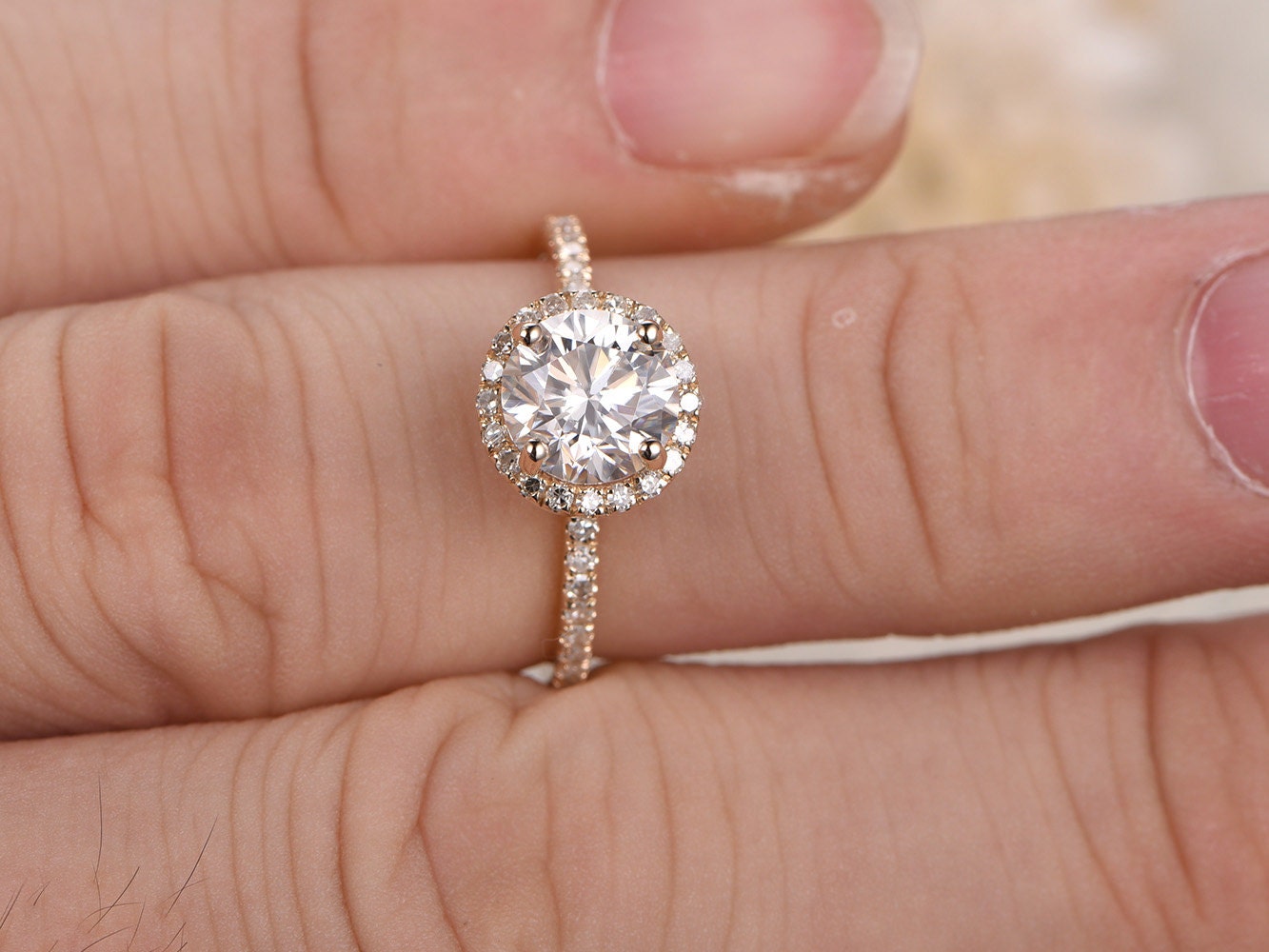 6.5mm-round-cut-moissanite-engagement-ring-solid-14k-yellow-gold-halo-diamond-dainty-design