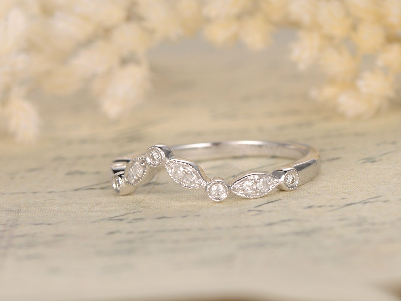 curved-diamond-wedding-band-14k-white-gold-half-eternity-art-deco-v-shaped-band