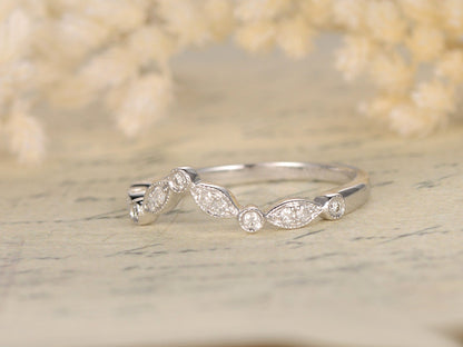 curved-diamond-wedding-band-14k-white-gold-half-eternity-art-deco-v-shaped-band