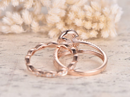 6x8mm-oval-cut-morganite-engagement-ring-set-2pcs-14k-rose-gold-diamond-ring-set-pink-morganite-ring-diamond-eternity-band-split-band