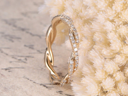 diamond-wedding-band-full-eternity-14k-yellow-gold-twist-infinity-design
