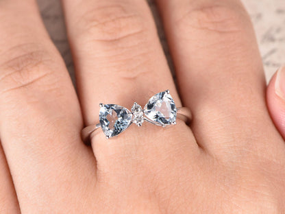 5mm-trillion-cut-aquamarine-engagement-ring-14k-white-gold-double-stone-bow-style-ring-diamond-accent