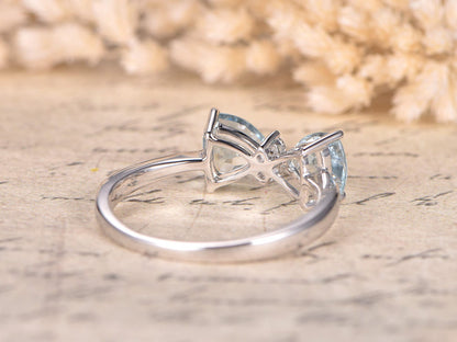 5mm-trillion-cut-aquamarine-engagement-ring-14k-white-gold-double-stone-bow-style-ring-diamond-accent