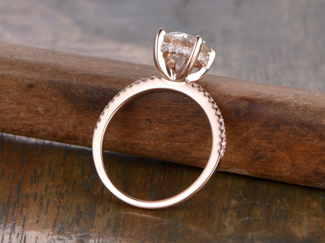 7mm-round-cut-moissanite-engagement-ring-14k-rose-gold-half-eternity-diamond-band-solitaire